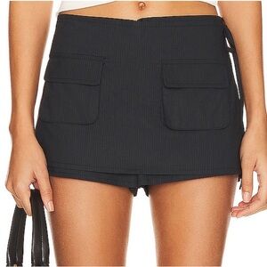 LIONESS Countryside skort in Onyx Stripe